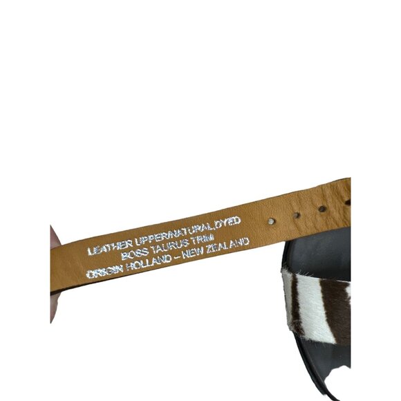 Ralph Lauren women’s brown, tan zebra shoe heels 4-inch-tall size 8 SKU 2929 - Picture 11 of 14